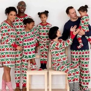 Hanna Andersson Unisex Disney Mickey Mouse Long Pajama Jogger Pants Size Small